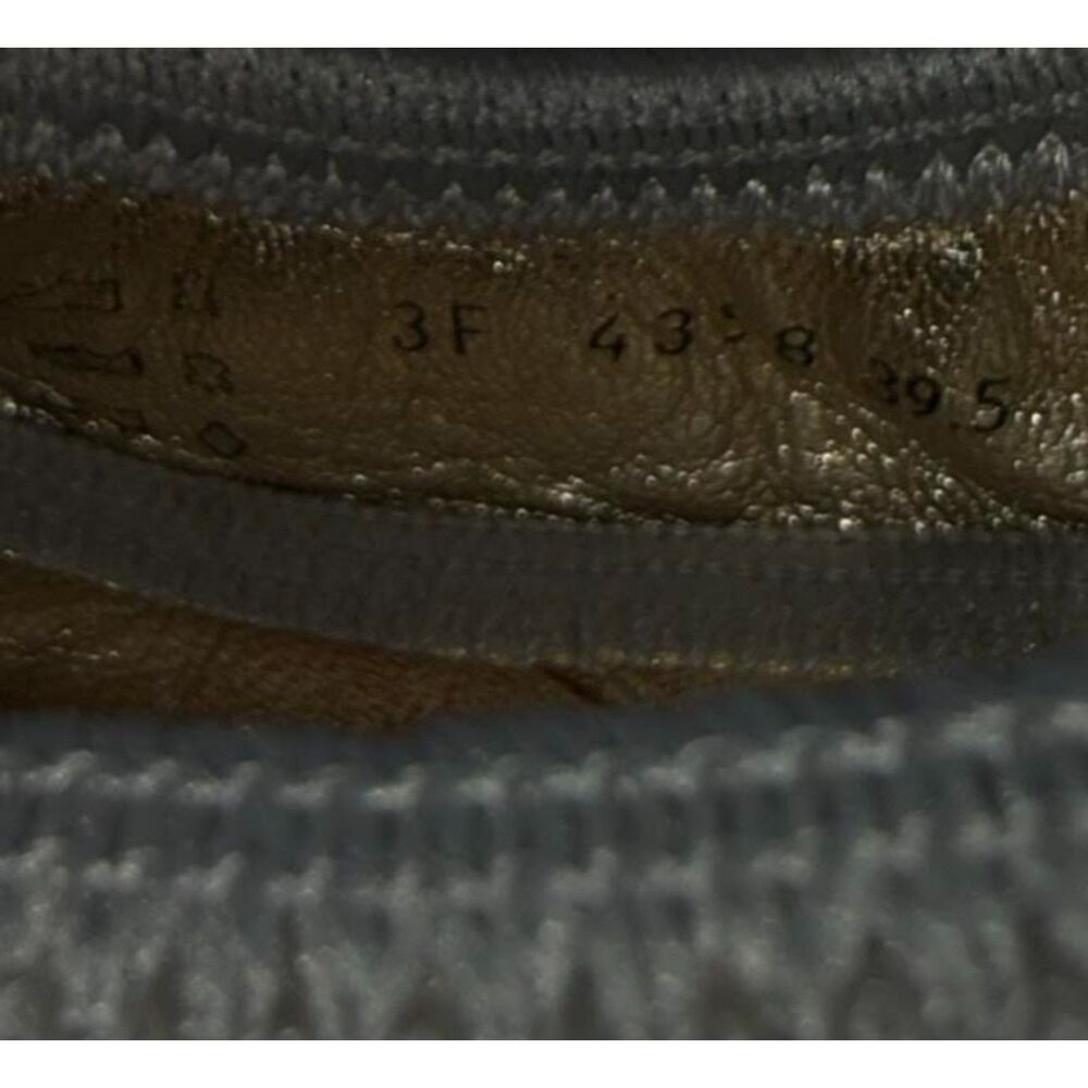 Vintage Prada Sport Gold Ballet Flats | Y2K Designer Metallic Leather Shoes - Picture 5 of 11
